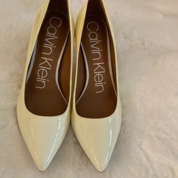 Calvin Klein Brand New Patent Leather High Heels Size 7 - Picture 1 of 5